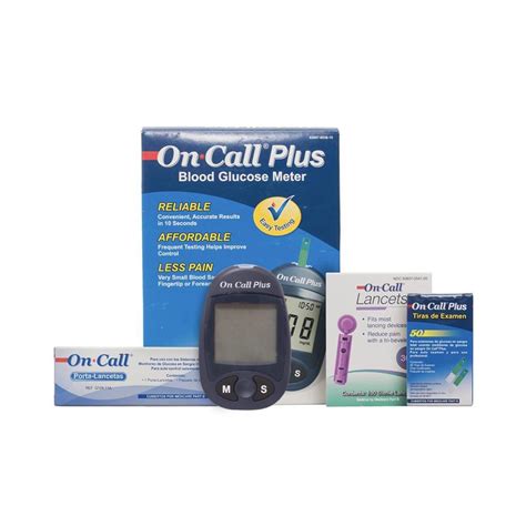 Glucometro Digital On Call Plus Monitor De Glucosa