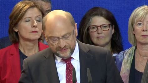 Wahlverlierer Schulz Ein Schwerer Und Bitterer Tag Für Die Deutsche