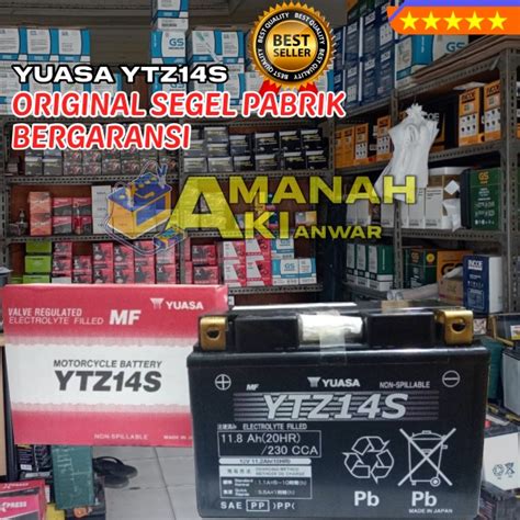 Jual Aki Kering Yuasa Ytz S Untuk Motor Bmw Bmw R Gs Bmw