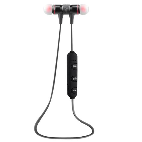 Magnet Sport In Ear Bluetooth Earphone Earpiece Handsfree Stereo