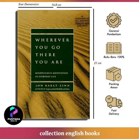 Jual Wherever You Go There You Are Jon Kabat Zinn English Shopee