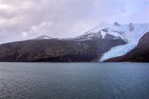 Glacier Italia in Tierra Del Fuego, Chile Stock Image - Image of ...