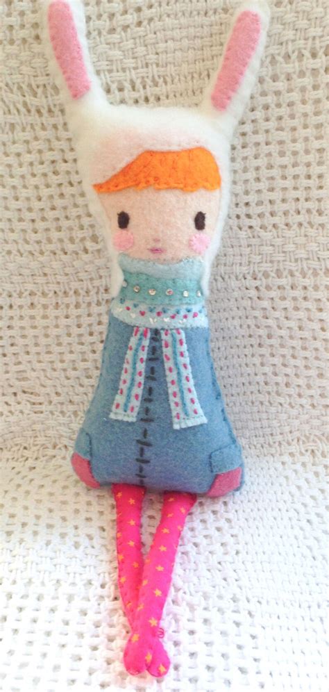 Pdf Pattern Bunny Girl Instant Download Softie Pattern Etsy