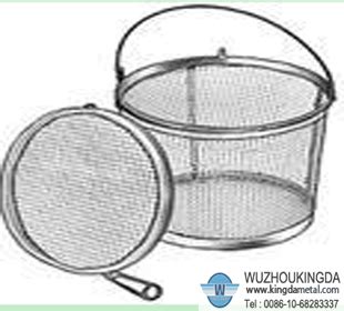 Wire basket with lid,Wire basket with lid manufacturer-Wuzhou Kingda ...