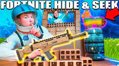 Fortnite Nerf Hide And Seek Challenge In The Worlds Biggest Box Fort