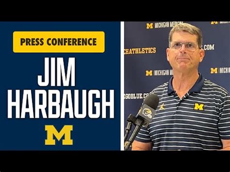 Jim Harbaugh Press Conference: 'Feeling The Love' From Players, 'A Lot ...