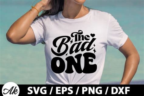 The Bad One Retro SVG Graphic By Akazaddesign Creative Fabrica