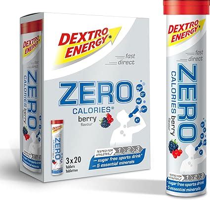 Dextro Energy Zero Calories Leckeres veganes Elektrolytgetränk mit