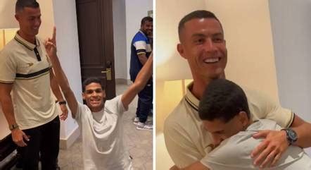 Receba Luva De Pedreiro Realiza Sonho E Encontra Cristiano Ronaldo Veja