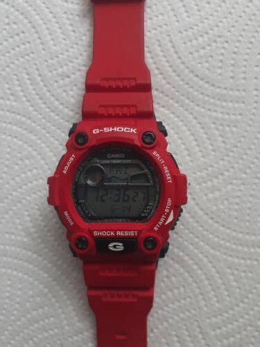 Casio G Shock Mens Watch Model G7900a Red Rescue 3194 Ebay