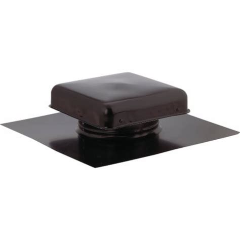 Norwesco 7 3 4 Galvanized Steel Black Static Roof Mount Attic Vent 557059 1 Fred Meyer