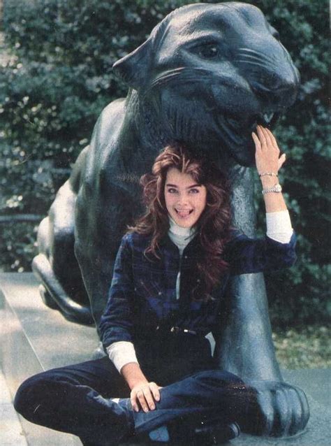 Brooke Shields Young Princeton Tigers Princeton Campus Princeton