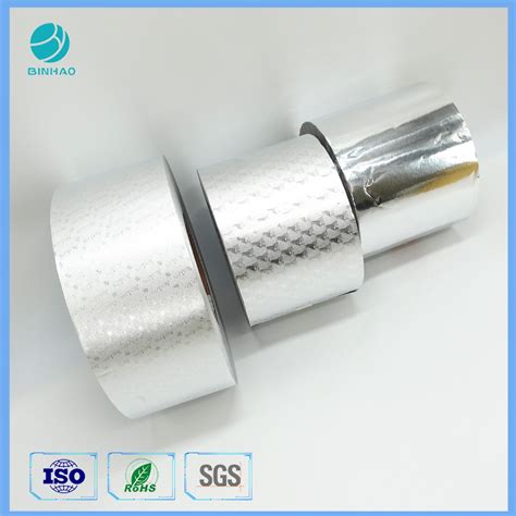 76mm Id Core Common Silver Aluminum Foil Paper Inner Liner Foil Paper Silvery Metalized Paper