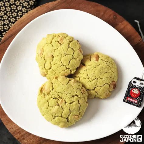 Recette De Cookies Au Th Vert Matcha Et Chocolat Blanc Cuisine Japon