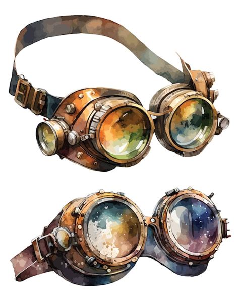 Steampunk Goggles Clipart