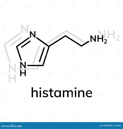 Histamine Vector Icon Stock Vector Illustration Of Biochemistry