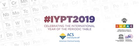 International Year Of The Periodic Table Of Elements Iypt Iypt2019