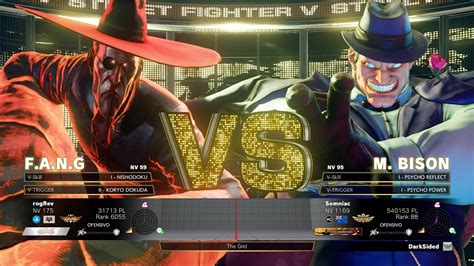 SFV Champion Edition RogRev F A N G Vs Somniac M BISON Online