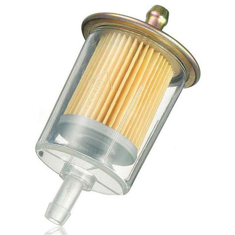 Vividcraft Motorcycle Inline Gas Petrol Fuel Filter 8mm 38 Pipe