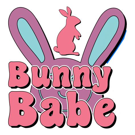 Easter Bunny Babe DTF Transfer Direct To Film Michaels