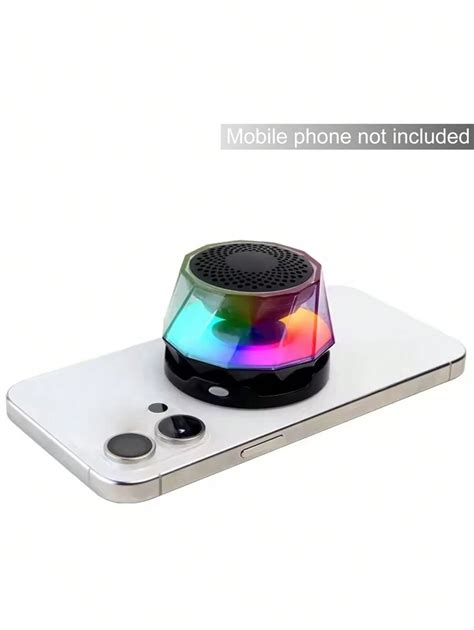 Altavoz Bluetooth magnético con luces RGB de siete colores TWS