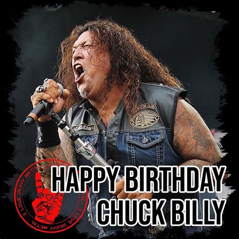 Happy Birthday To Chuck Billy 🤘🍻june 23rd 1962 Metalbirthday