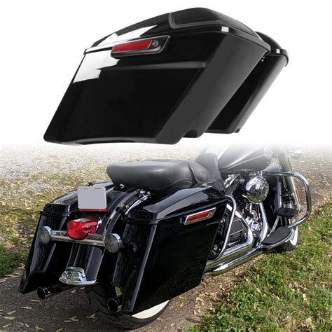 Tcmt Motorcycles Stretched Extended Saddlebags Fits For Harley