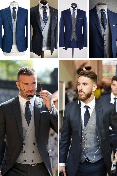 How To Match A Grey Waistcoat With Navy Suit AGR Blue Suit Men