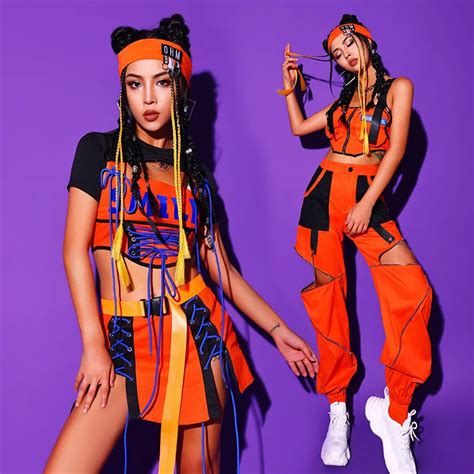 New Jazz Dancer Outfit Women Hip Hop Clothes Stage Costume Streetwear Rave Wear Street Dancewear