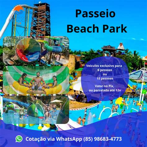 Passeio Beach Park Sua Divers O De F Rias Est Garantida Passeios