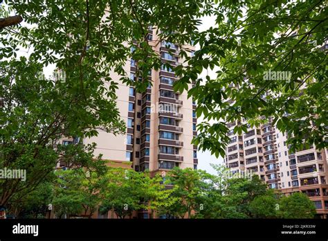 Landscape of modern buildings and residential complex Stock Photo - Alamy