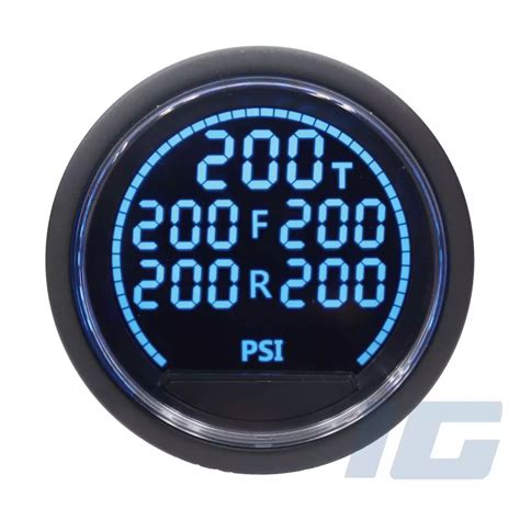 Dual Needle Digital Air Pressure Gauge Kit For Air Ride Suspension