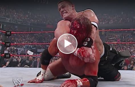 History John Cena Vs Triple H Vs Edge Bloody Match Full Match