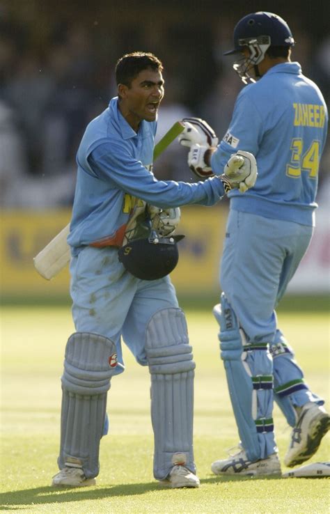 Mohammad Kaif celebrates the win | ESPNcricinfo.com