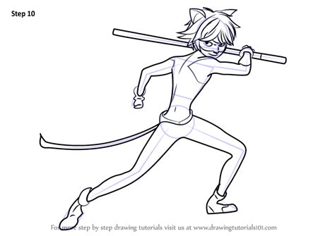 Learn How To Draw Cat Noir From Miraculous Ladybug Miraculous Ladybug