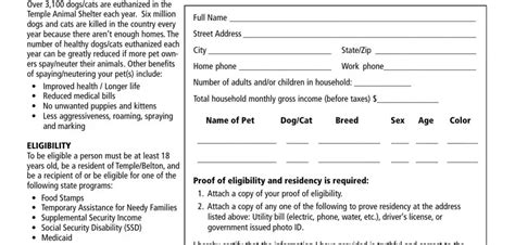 Spay Neuter Certificate Template PDF Form FormsPal