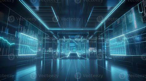 futuristic hologram illustration stock data statistic , 23121552 Stock ...