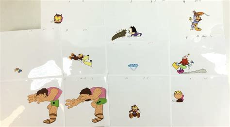 Lot - (11) Original Traditional Animation Celluloid Art