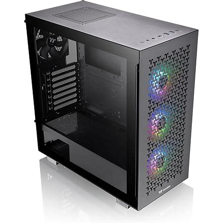 Amazon Thermaltake V Tg Argb Air Black Pc Chassis Mid Tower