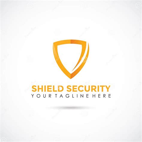 Shield Security Logo Design Vector Illustrator Eps10 Stock Vector Illustration Of Business