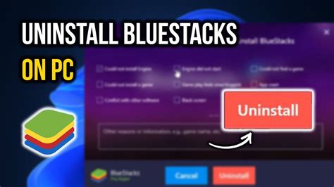 How To Uninstall Bluestacks On Pc Youtube