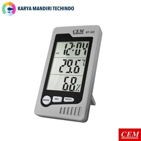 Cem Dt 322 Digital Thermo Hygro Meter