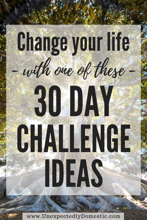 Ultimate List Of 30 Day Challenge Ideas To Really Change Your Life