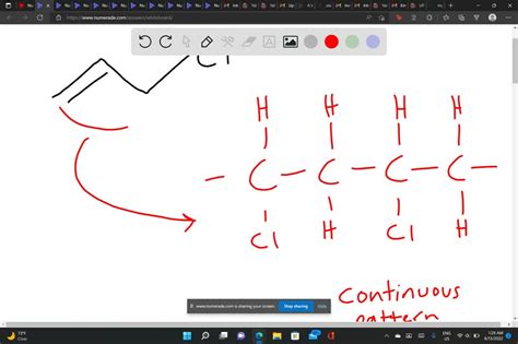 SOLVED Show The Structure Of Poly Vinyl Chloride By Drawing Several