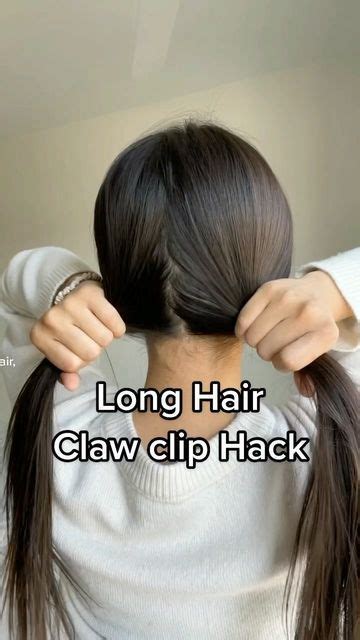 Godess Premium Claw Clips Daily Hair Tutorials On Instagram Long Hair Claw Clip Hack If Your