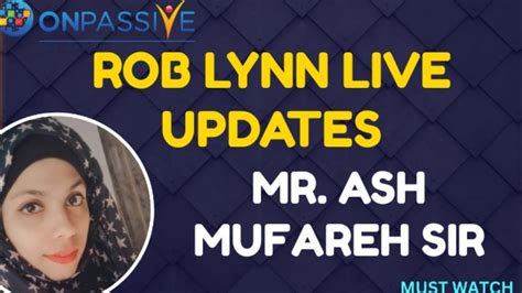 Onpassive Roblynn Live Updates Mr Ash Mufareh Nagmatabassum Youtube