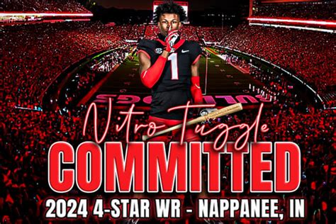 Star Wr Nitareon Tuggle Commits To Georgia Ugasports Georgia