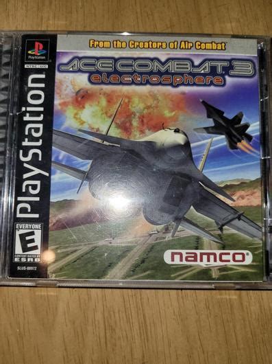 Ace Combat 3 Electrosphere Item Box And Manual Playstation