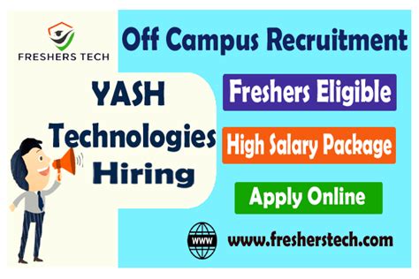 YASH Technologies Freshers Recruitment Drive 2023 Hiring Trainee