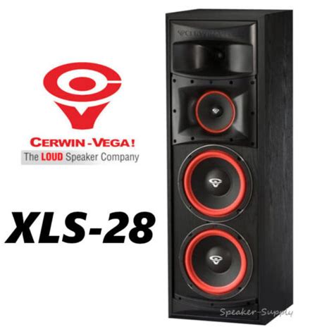 Cerwin Vega Xls Way Dual Floor Speakers Home Audio Tower Set